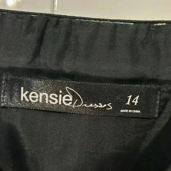 Kensie Floral Elastic  Waist High-Low Dress - Picture 7 of 12